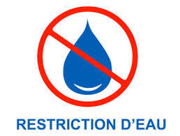 restrictions eau potable