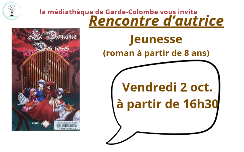 Rencontre d’auteure Jeunesse 2